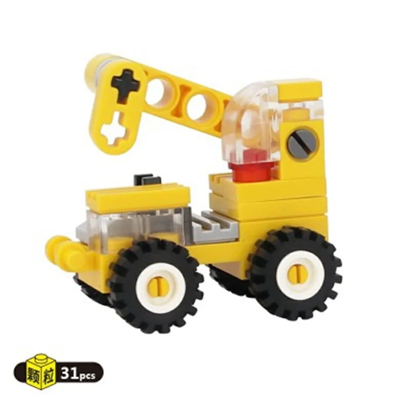 31 совместимый кран. Экскаватор блок LEGOLAND городской грузовик развивающие игрушки