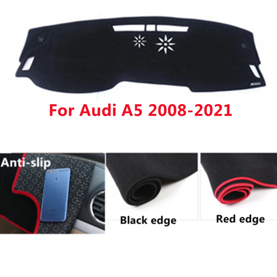 

Противоскользящий чехол на приборную панель автомобиля для Audi A5 (2008-2021) 2009-10-11-12-13-14-15-2020, Противоскользящий коврик для приборной панели автом...