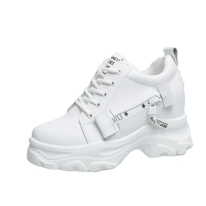 Женские кроссовки на платформе SWYIVY из искусственной кожи женские весенние туфли