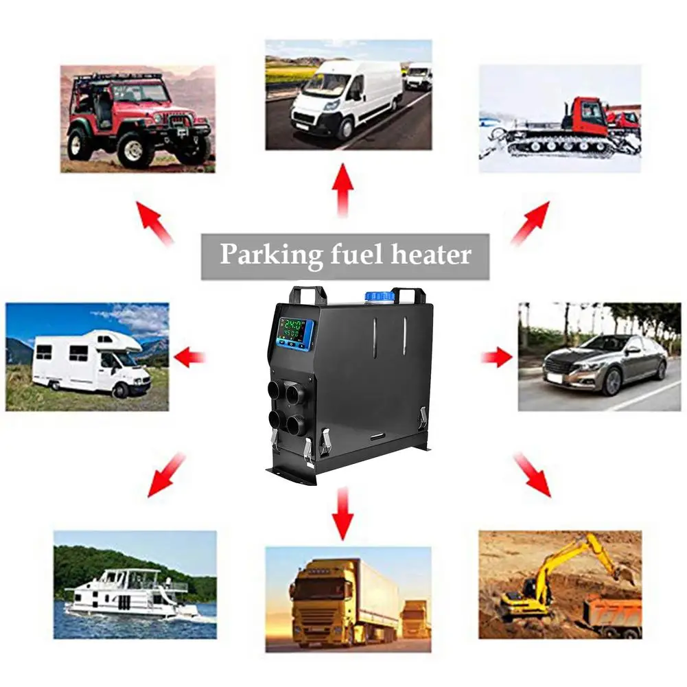Обогреватель для домов на колесах/грузовиков/автодомов/лодок 12 В/24 В 8 кВт все в