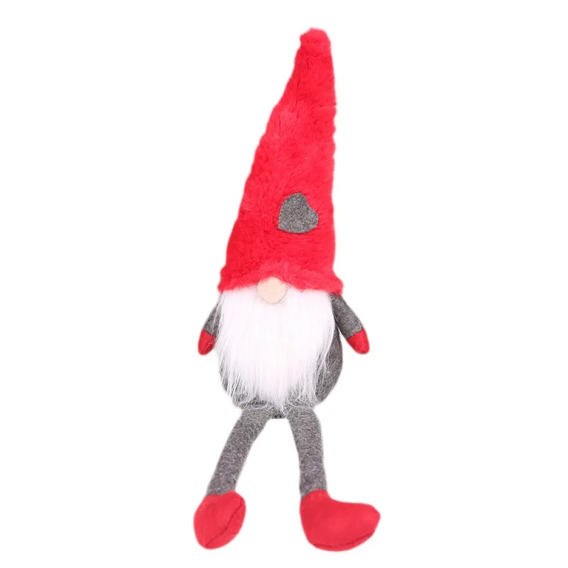 11 Плюшевые кукольные украшения Gnome, Шведский Рождественский Санта с красной шляпой, нордическая Статуэтка эльфа, украшение для домашнего праздника - Цвет: 11
