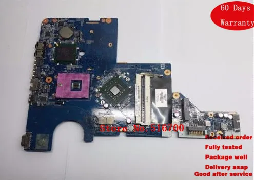 616449-001 материнская плата для ноутбука HP CQ62 G62 CQ56 CQ42 DAAX3MB6A1 100% протестирована ОК |