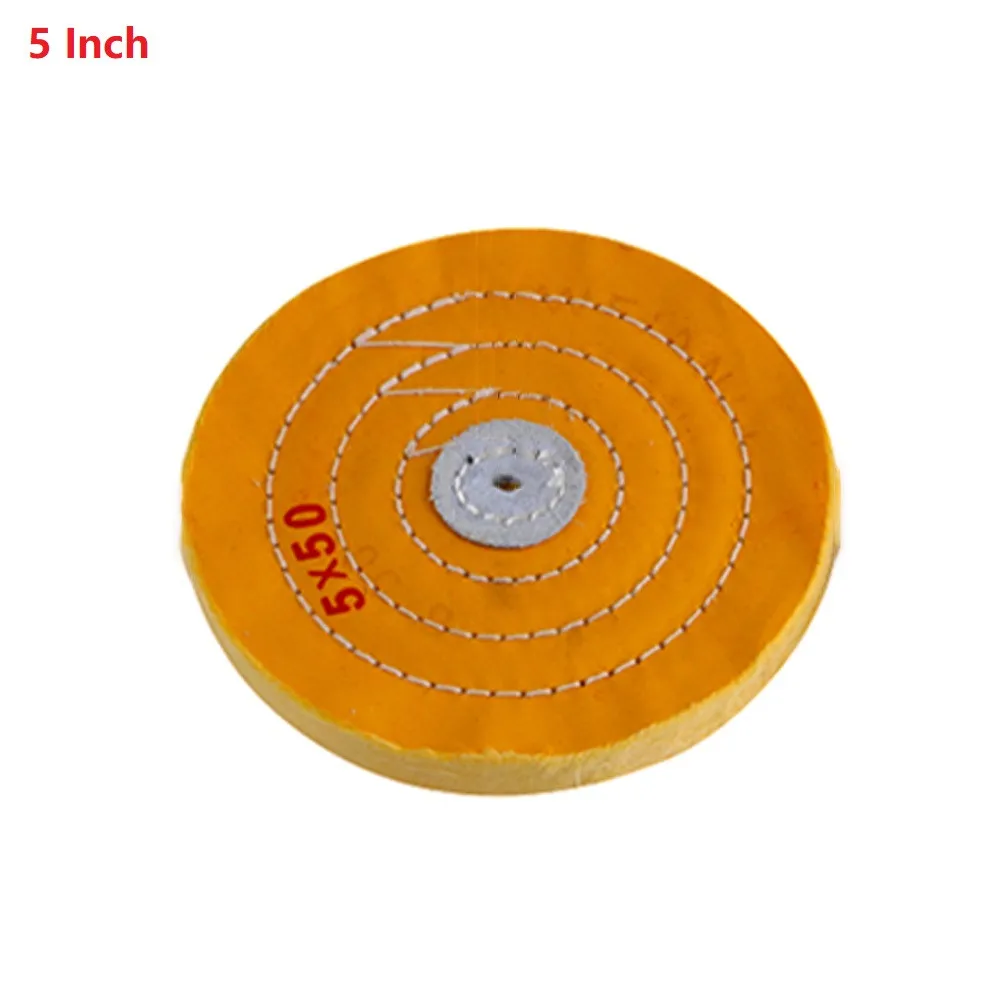 

3-6 Inch Flannelette Soft Polishing Buffer Polish Wheel Pad Kit For Bench Grinder For Metal Jewelry Hardware Grinding Polishing