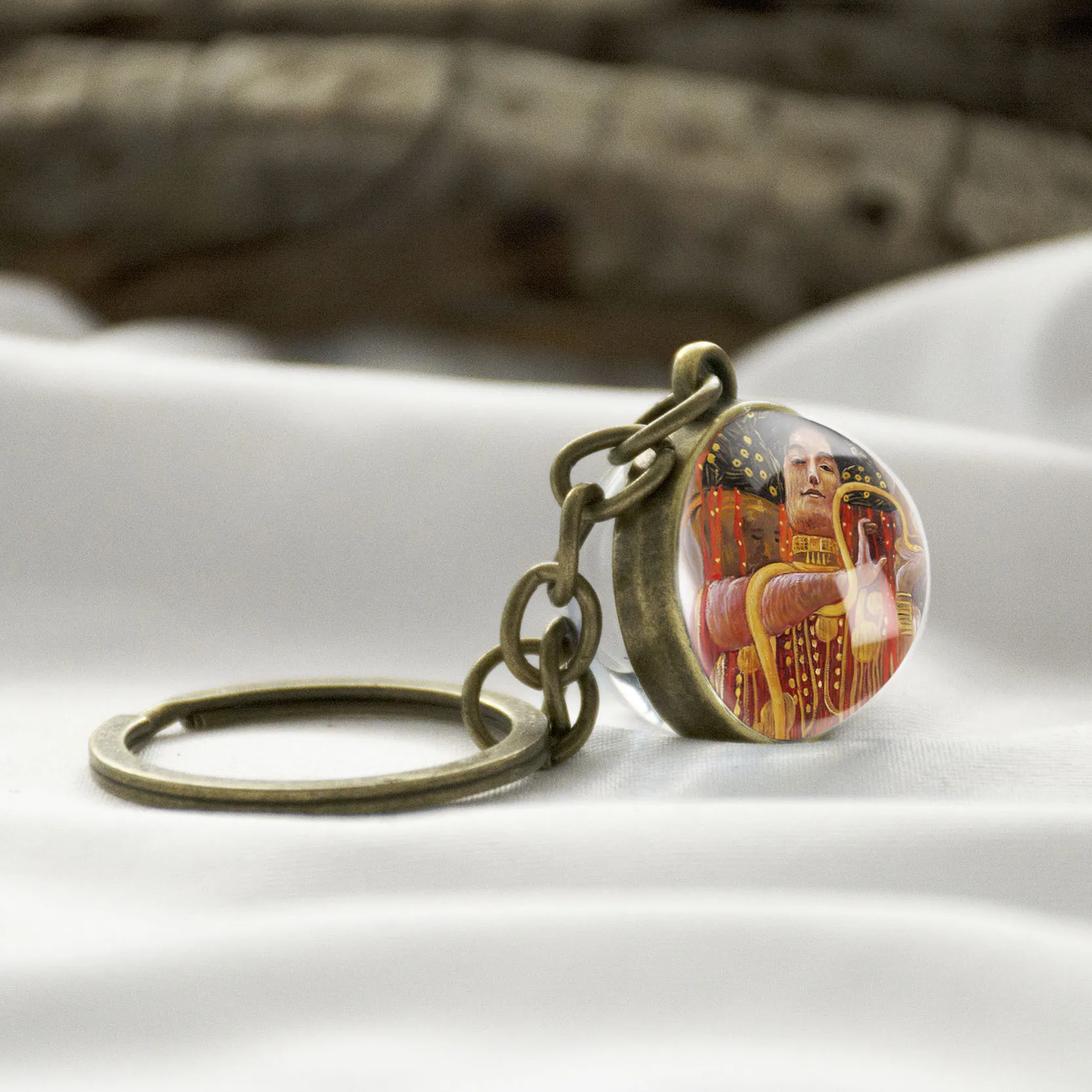 Новое поступление 2019 автомобильный брелок с изображением Ван Гога