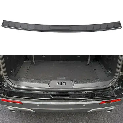 

Steel Black Outer Rear Bumper Protector Sill Plate Cover For Ford Explorer 2020
