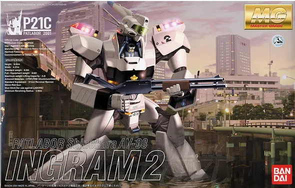 Bandai мобильный полицейский патлейд 1/35 мг AV 98 Инграм 2ND сборка модели наборы
