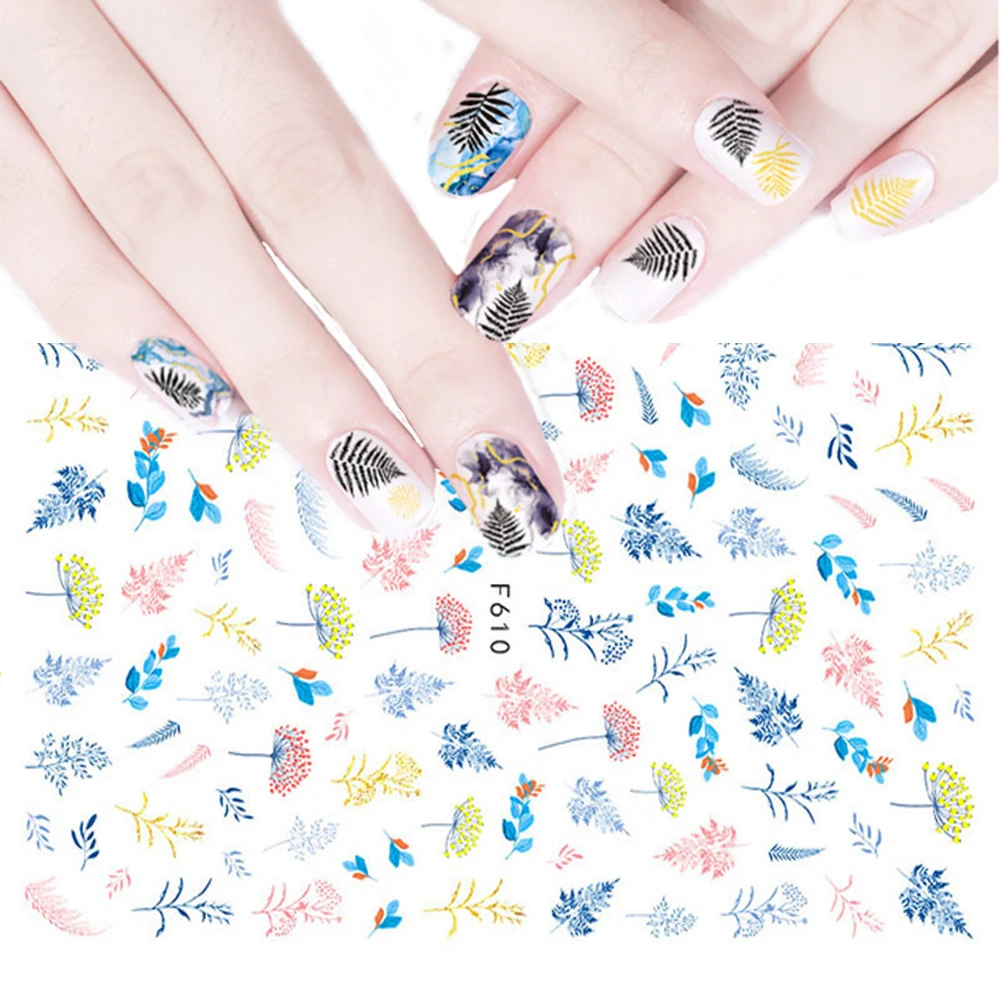 1 шт. 3D слайдер для ногтей наклейки со звездами блестящая декорация наклейка