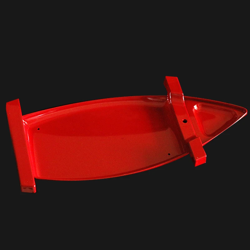 

ABS Black Red Sushi Sashimi Boat Ice Food Seafood Plate Salmon Sashimi Tray Creative Japanese Food Container Sushi Decor Boat