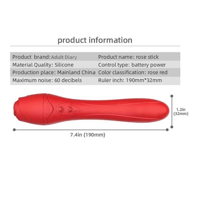 Женский Вибратор-стимулятор для сосков и клитора в форме розы | Красота здоровье