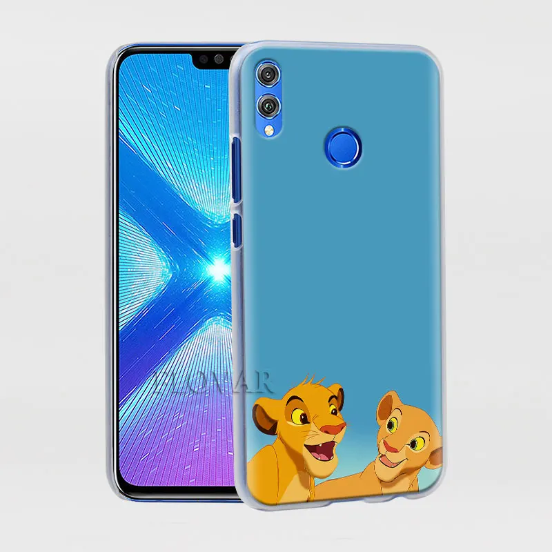 Чехлы для телефонов Lion King Simba для huawei Y5 Y6 Y7 Y9 Honor 20 Lite 8X 9X Pro View 20 жесткий чехол