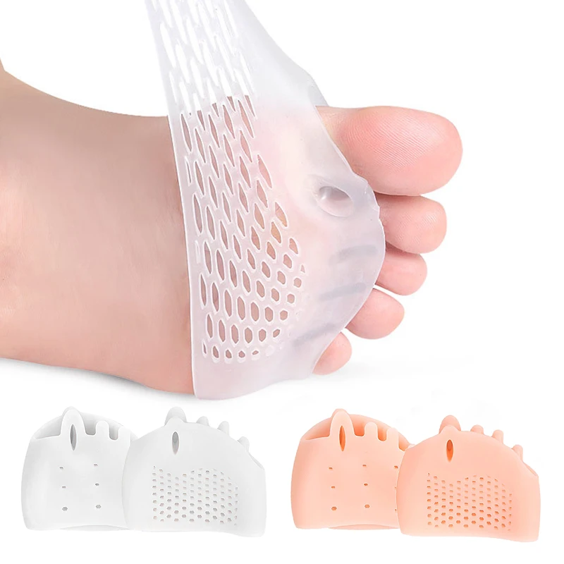 Силиконовые подушечки для передней части стопы облегчения боли в обуви стельки