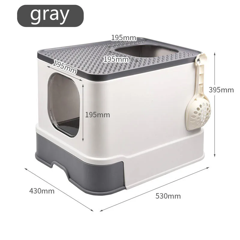 

New cat litter Drawer cat toilet Fully Closed pets Fat Cat toilet Cat Litter Basin Deodorant caja de arena para gato litter box