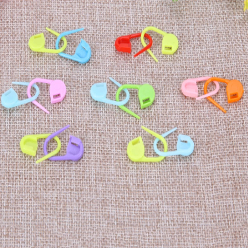 100 шт. лидер продаж разноцветные пластиковые инструменты для вязания маркеры