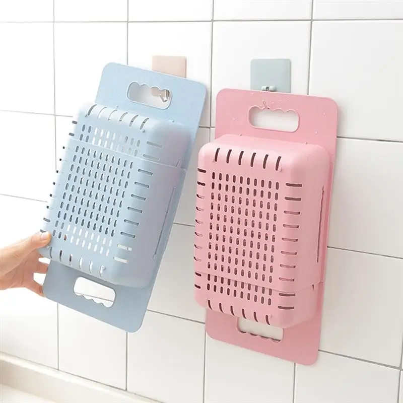 

Plastic Retractable Drain Basket Multifunctional Vegetable Washing Fruit Drying Rack In Sink Drain Rack Kitchen Storage Basket