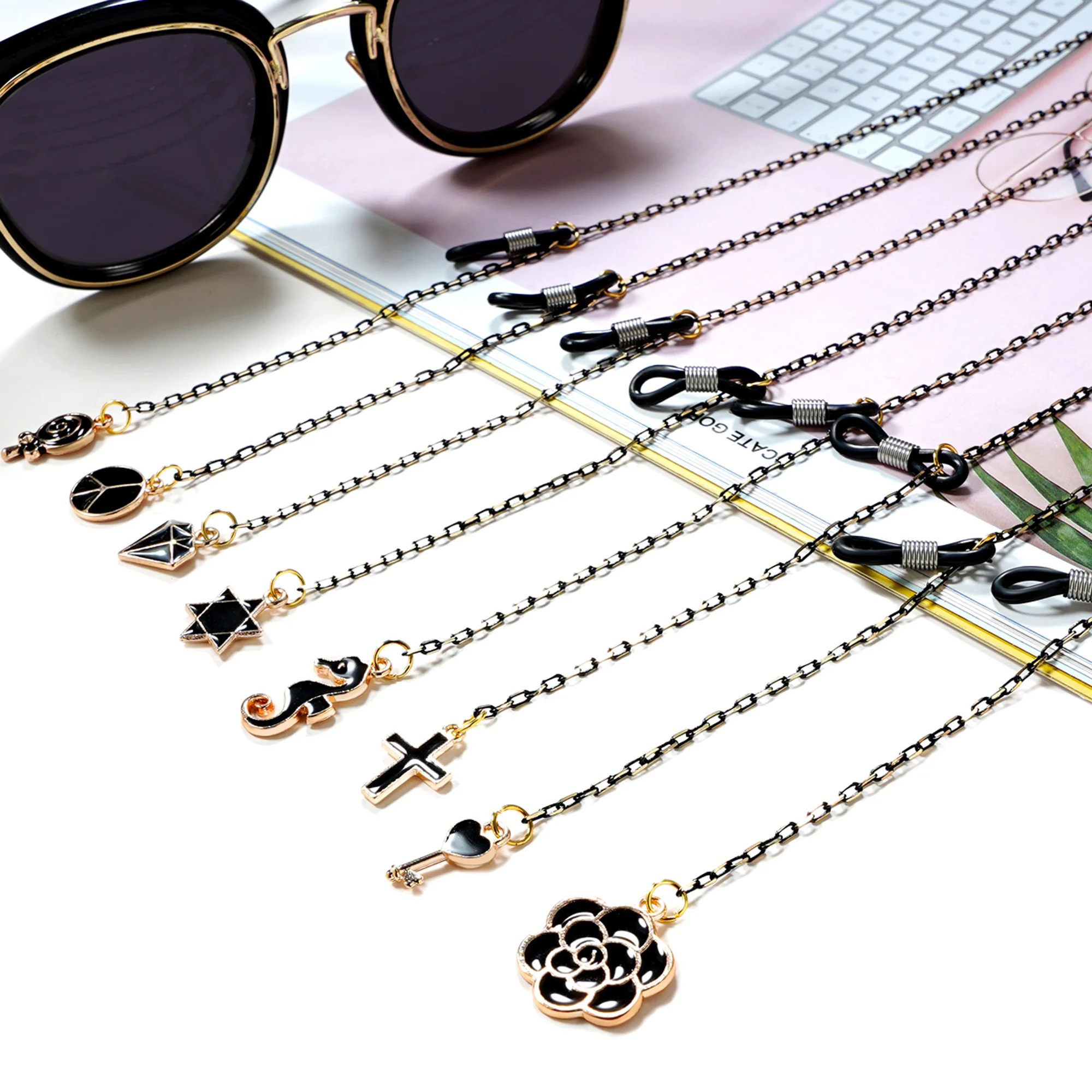 Прямоугольные элементы в стиле ретро двойные цвета с силиконовой петлей для всех