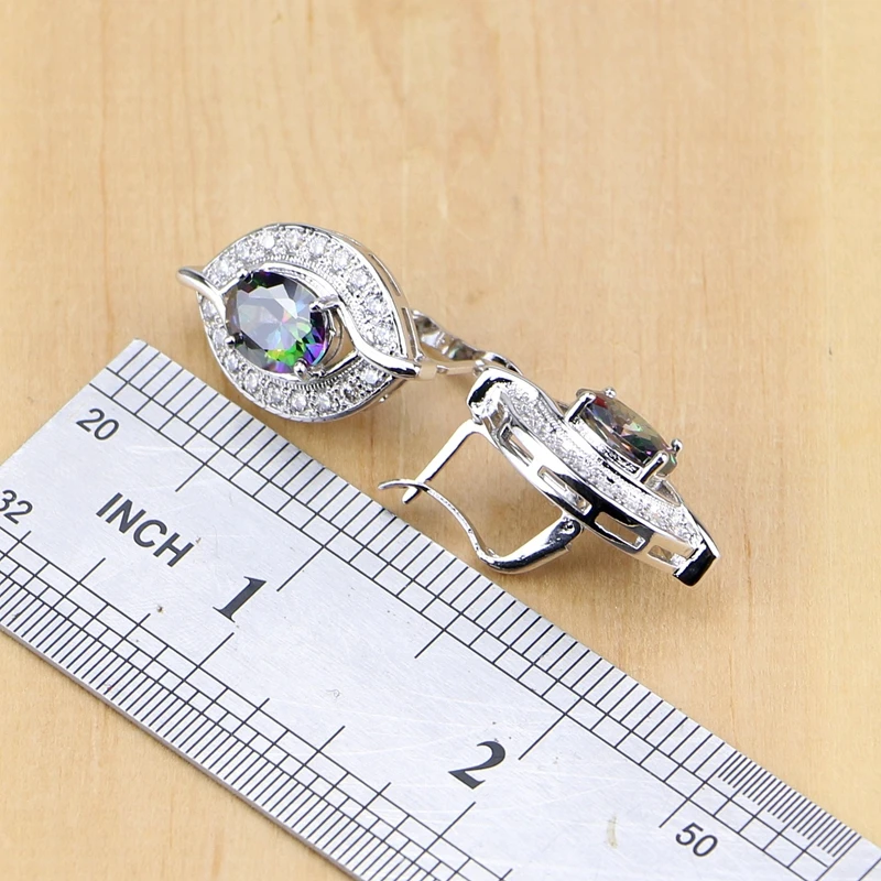 Комплект из колье и серёг серебра 925 пробы | Украшения аксессуары