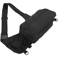 multifunctional waist bag oxford cloth for outdoor fishing cycling mountaineering diagonal fishing belt bag blackoxford cloth