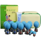 Набор из 18128 шт. пять линий игл вакуумная Магнитная терапия присоска Меридиан Акупунктура и моксотерапия банки для массажа