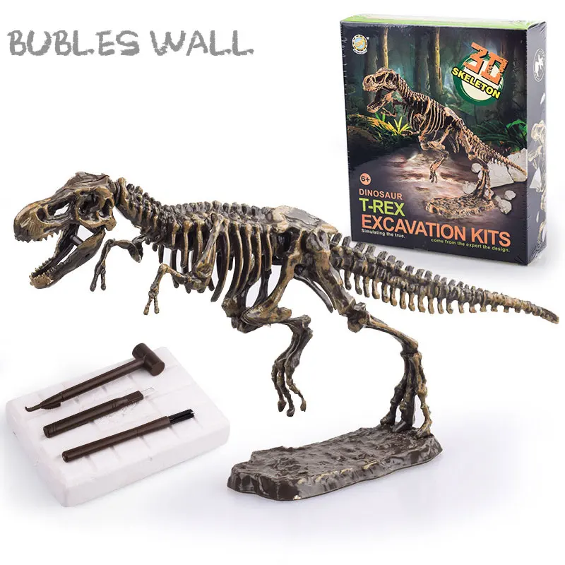 

Archaeology Excavation Toys Dinosaur Science Kit Dig Fossil Game Assembles T-Rex Stegosaurus Triceratops Mammoth Skeleton Models