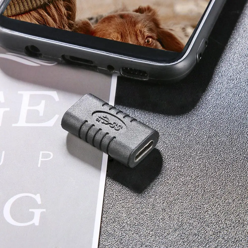 

USB 3.1 Type-C Female to Female Coupler USB-C Converter Adapter Connector Compatible With Various Type-C Devices Mini Adapter