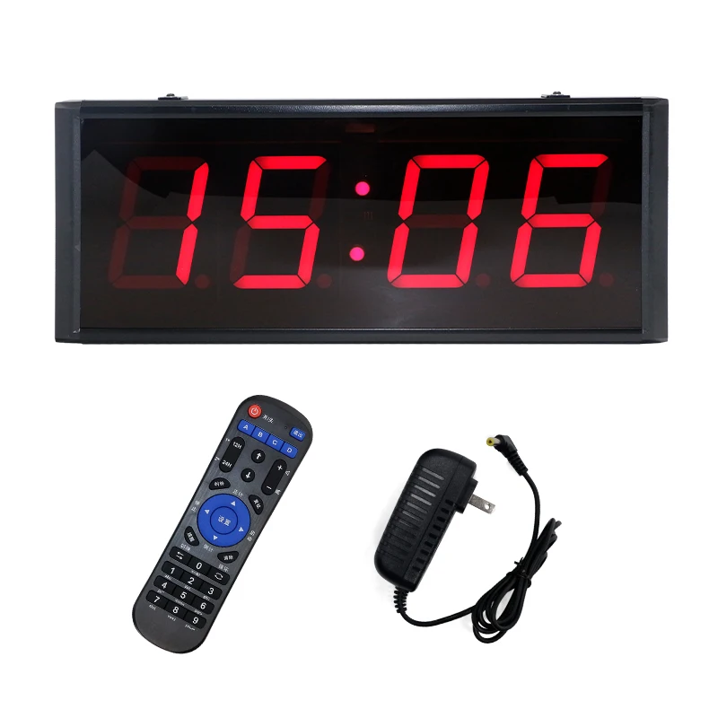 

[Ganxin] for 4 Inch Programable Remote Control LED Crossfit Timer Interval Timer Sports Training Clock Crossfit Gym Timer