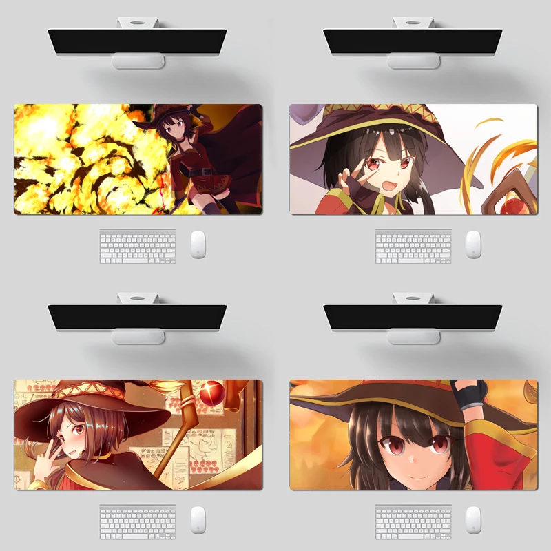 

Konosuba Megumin аниме Клавиатура ноутбука Настольный коврик Офисный Компьютерный коврик для мыши коврик для ноутбука компьютерный коврик для мыш...