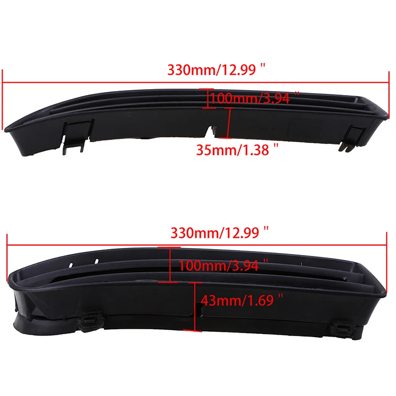 Posbay Автомобильная Передняя Нижняя решетка Черная Стайлинг для 1999 2007 VW Bora Jetta MK4