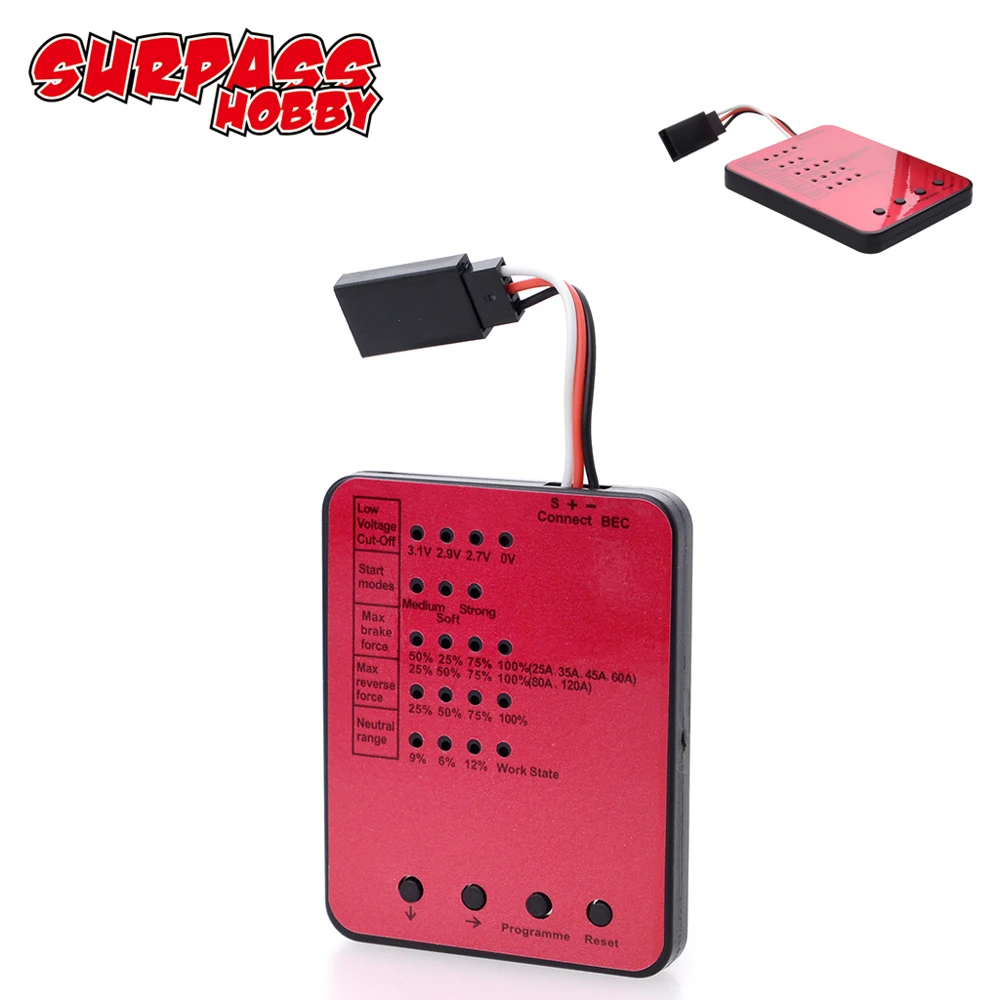 

KK ESC Series LED Programing Card for RC Car 25/35/45/60A/80A/120A/150A ESC Electronic Speed Controller