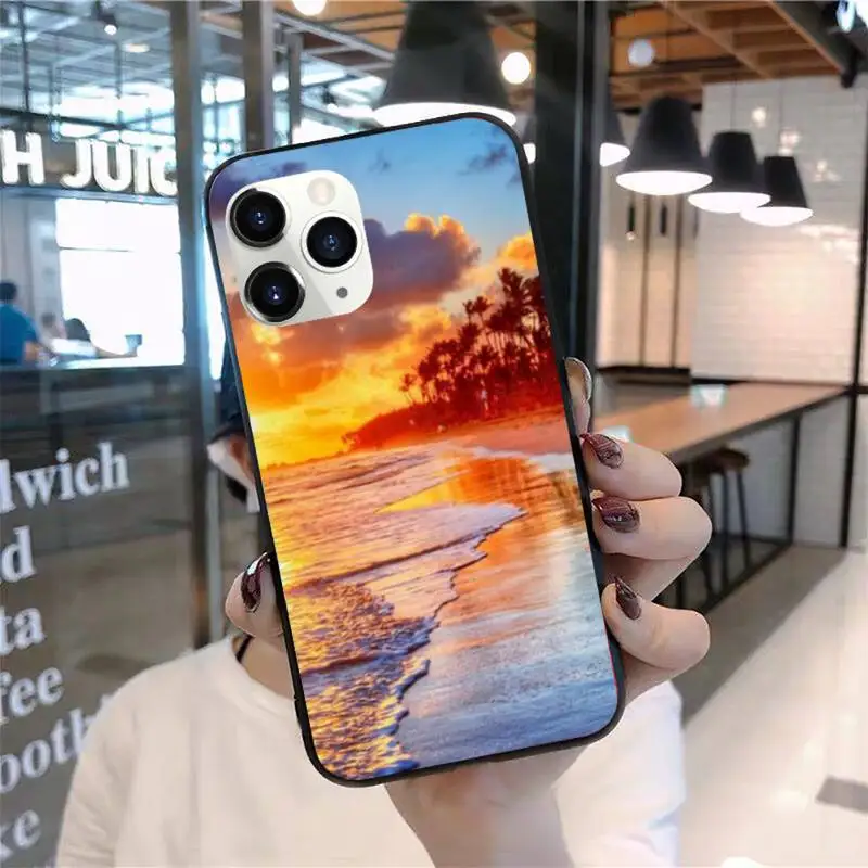 

Sunset view of Bali Phone Case for iPhone 11 12 mini pro XS MAX 8 7 6 6S Plus X 5S SE 2020 XR