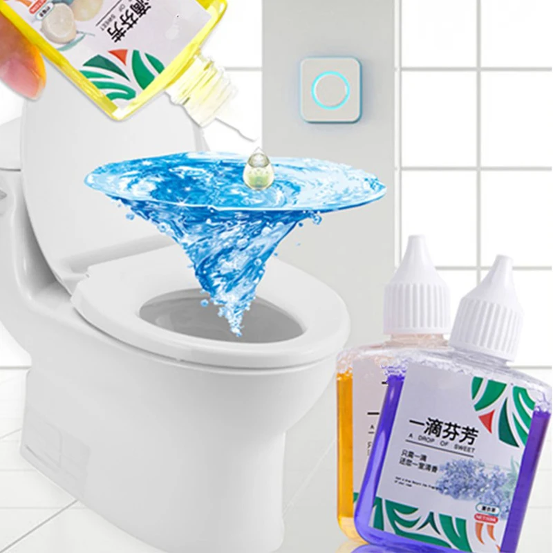 

50ML Bathroom Liquid Air Freshener Toilet Drop Of Incense Odor Eliminator For Bathroom Pet Nest Other Smells Around The Home