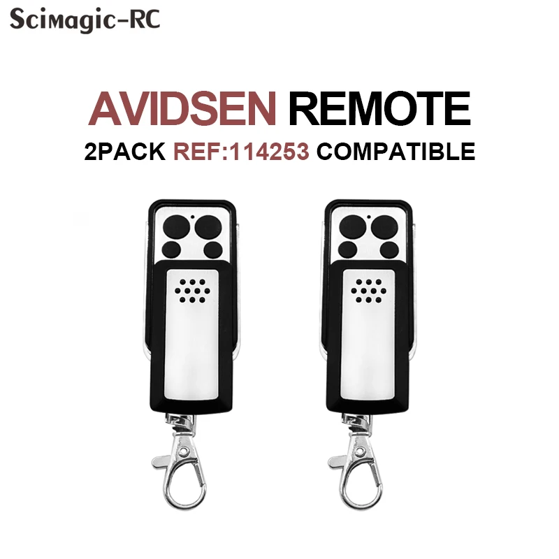 

2PCS Remote Control for Gate AVIDSEN 114253 104251 104250 104257 654100 433MHz 433.92 MHz Rolling Code Newest