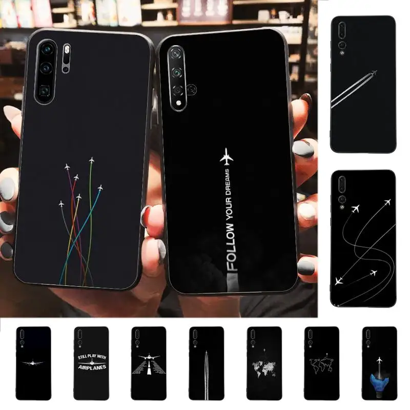 

Yinuoda Aircraft Helicopter Airplane Pilot fly Phone Case for Huawei P30 40 20 10 8 9 lite pro plus Psmart2019