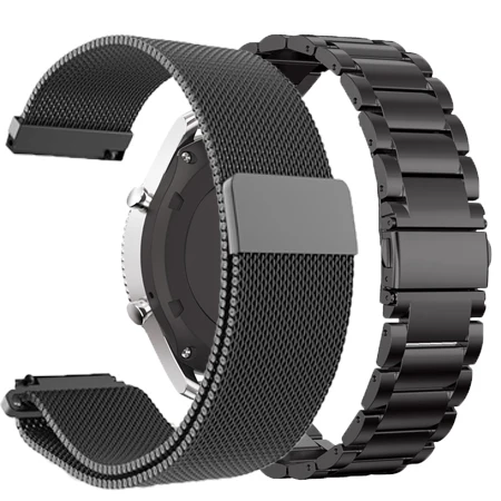 Package 4 Нержавеющая сталь Wirst ремешок для наручных часов Xiaomi Huami Amazfit GTS Смарт ремешок для часов металла Сменные Браслеты для Amazfit Bip Youth 20 мм - Цвет: Package 4