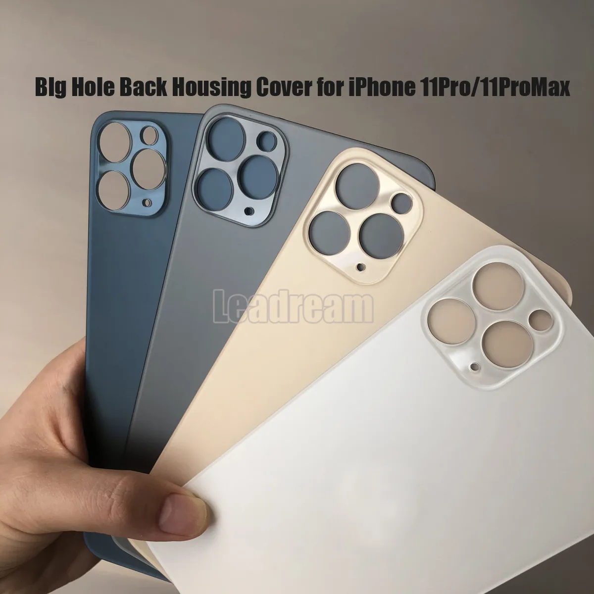 100 шт. OEM батарея задняя крышка корпуса Дверь Задняя стеклянная для iPhone 11 Pro MAx