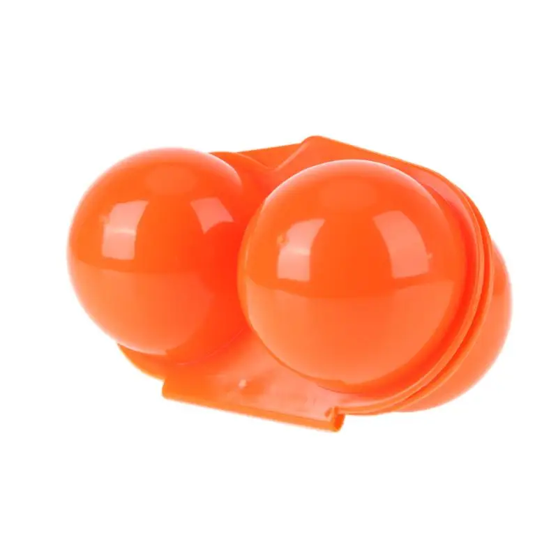 1 шт. оранжевый пластиковый контейнер для яиц Кухня удобный походов кемпинг 2