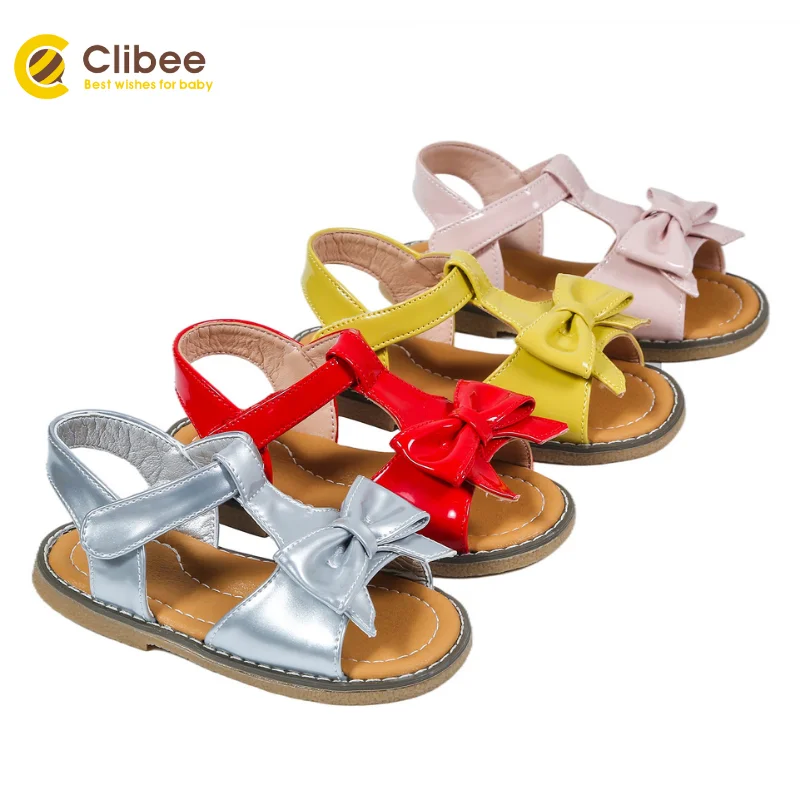 

Clibee Sandals Baby Girls Summer Sandals Kids Girls Shoes Soft Rubber Princess Flat Shoes Orthopedic Children's Summer Shoes