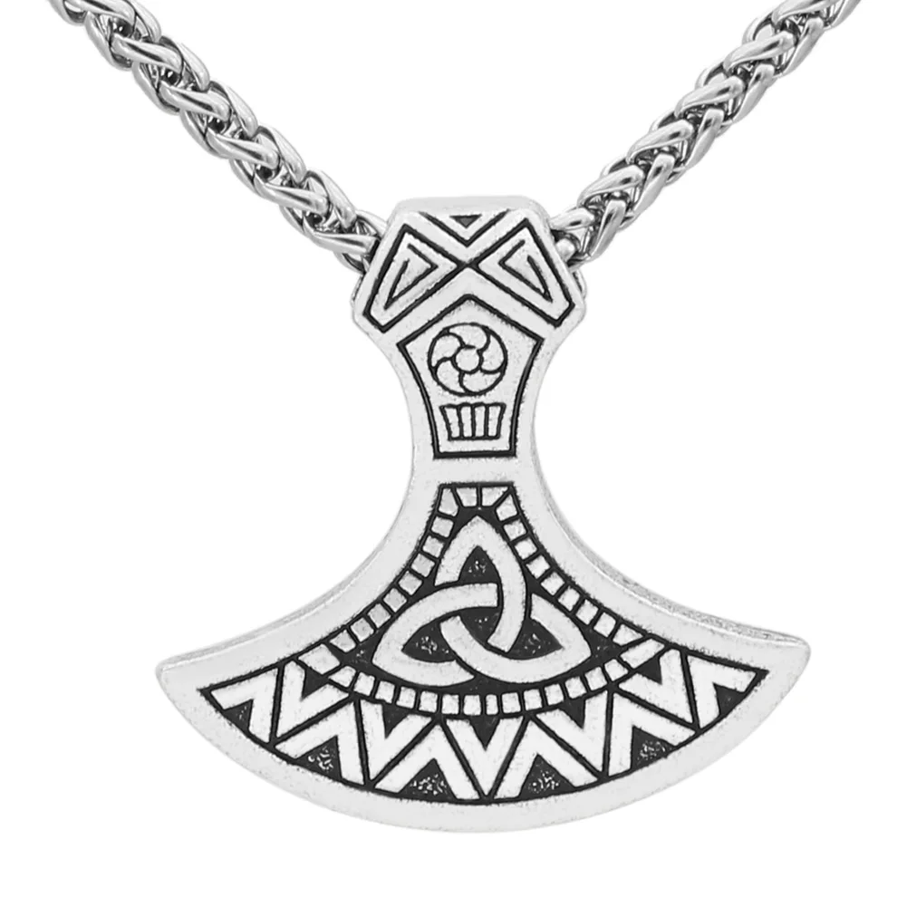 Мужской норвежский викинг топор символ Одина Ворон амулет кулон ожерелье |