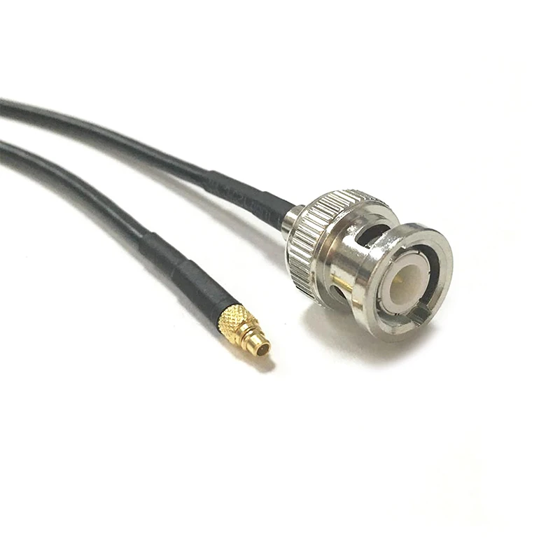 Радиочастотный коаксиальный кабель с разъемом BNC «папа» к MMCX «папа» с прямым углом освещения RG174 10/15/20/30/50/100 см для Wi-Fi карты