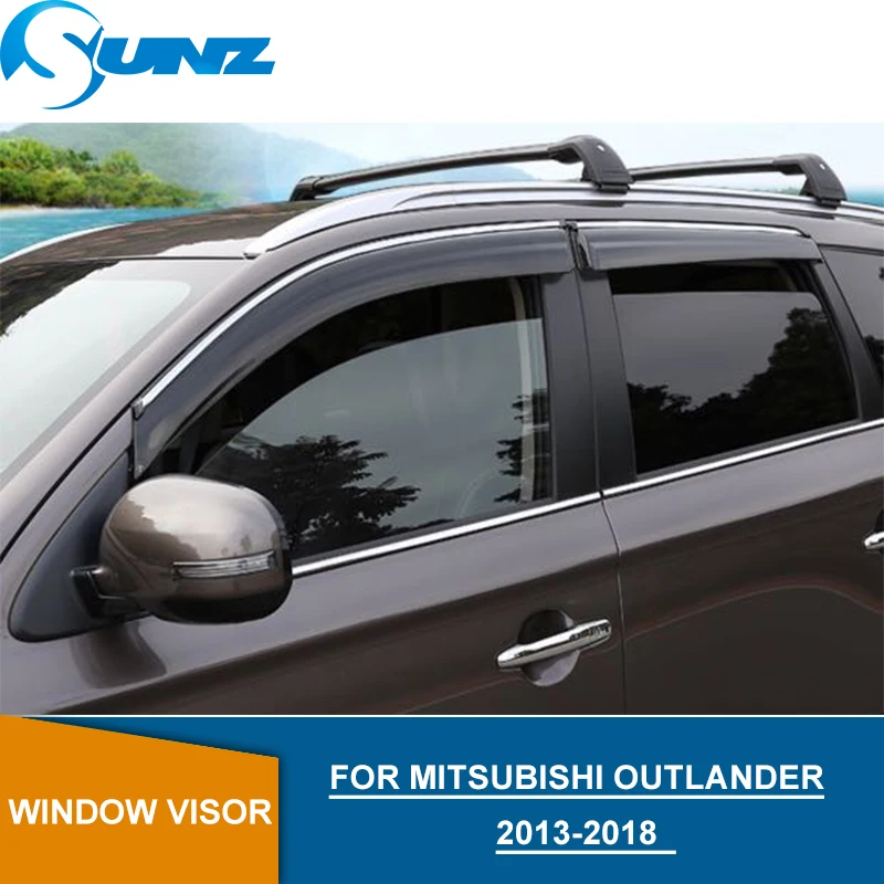 Оконные дефлекторы для Mitsubishi Outlander 2013 2014 2015 2016 2017 2018 оконный козырек Vent Shade Защита
