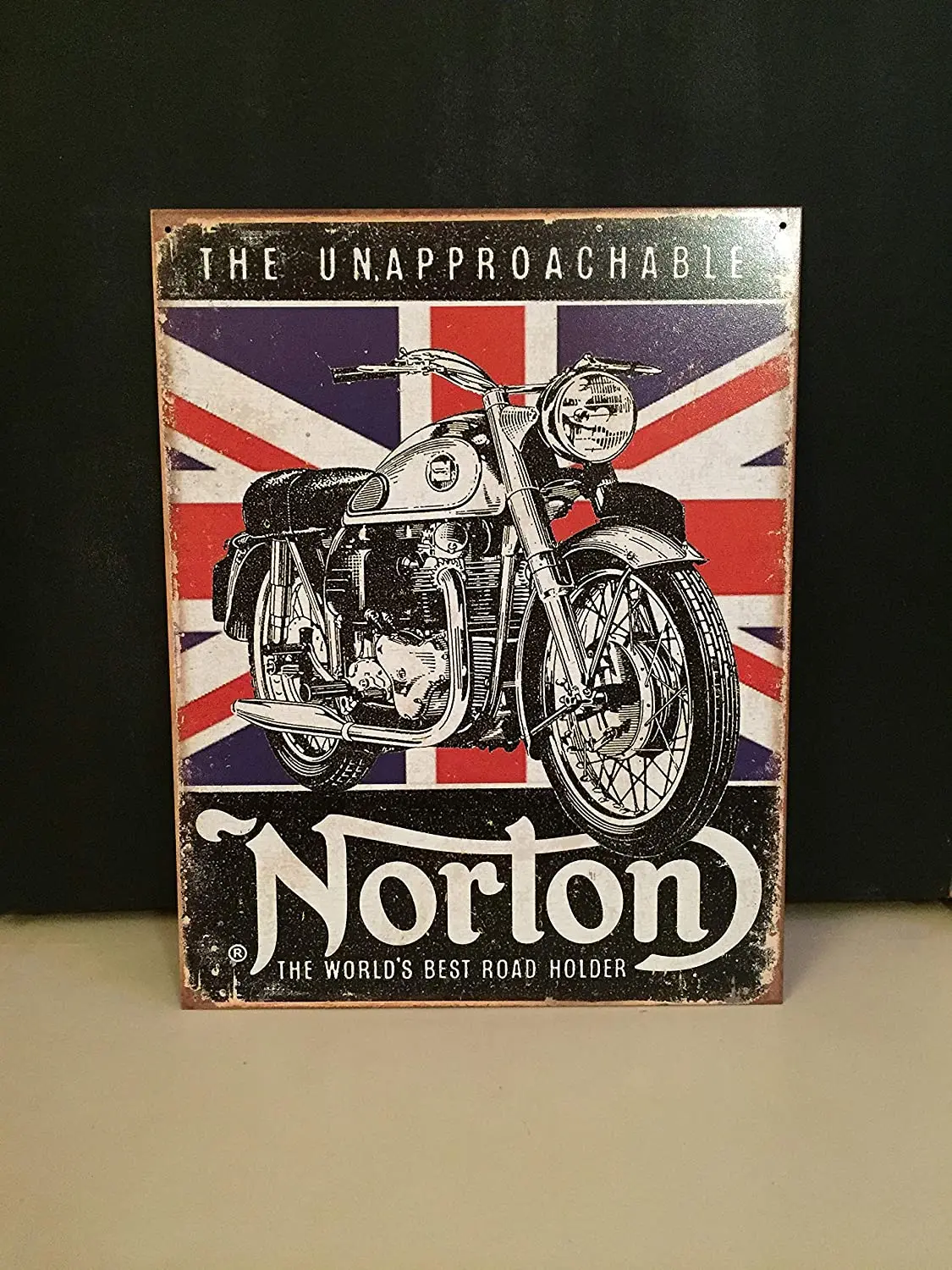 

Diuangfoong Norton Motorcycles Vintage Reproduction Metal Sign 12" x 8"