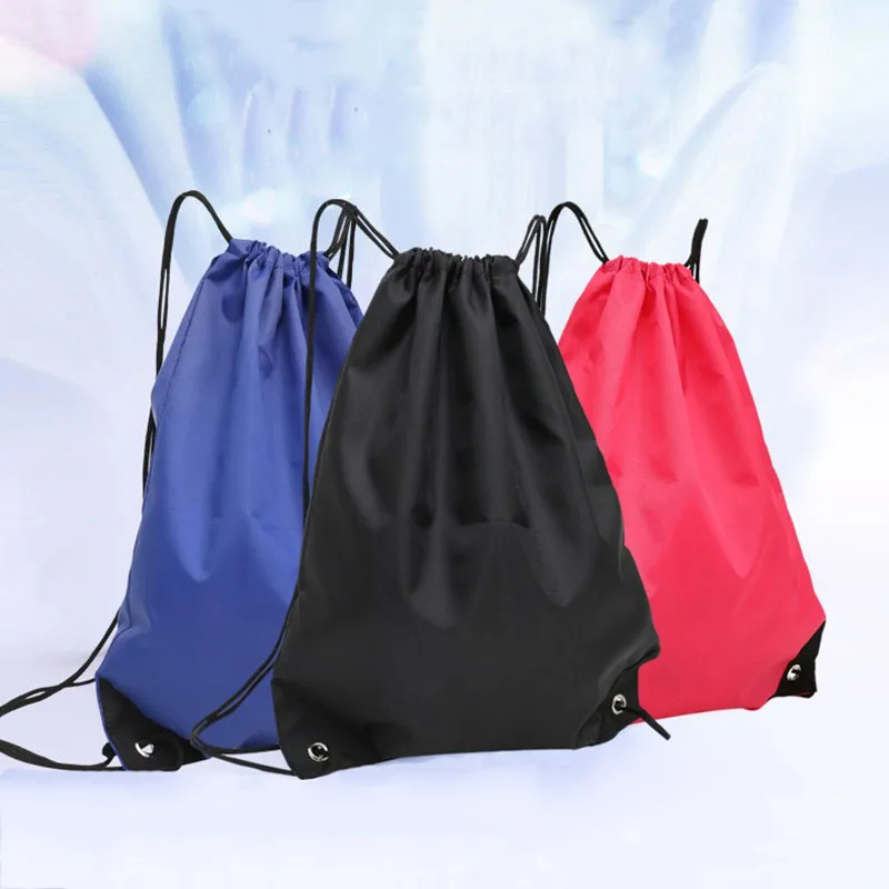Foldable Waterproof Gym Bag Fitness Backpack Drawstring Shop Pocket Hiking Camping Beach Swimming Men Women Sports Bags | Спорт и