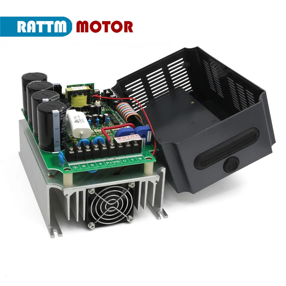ЕС доставка инвертор HY 7.5kw 220V или 380V Выход 3-фазный векторный контрольный Инвертор