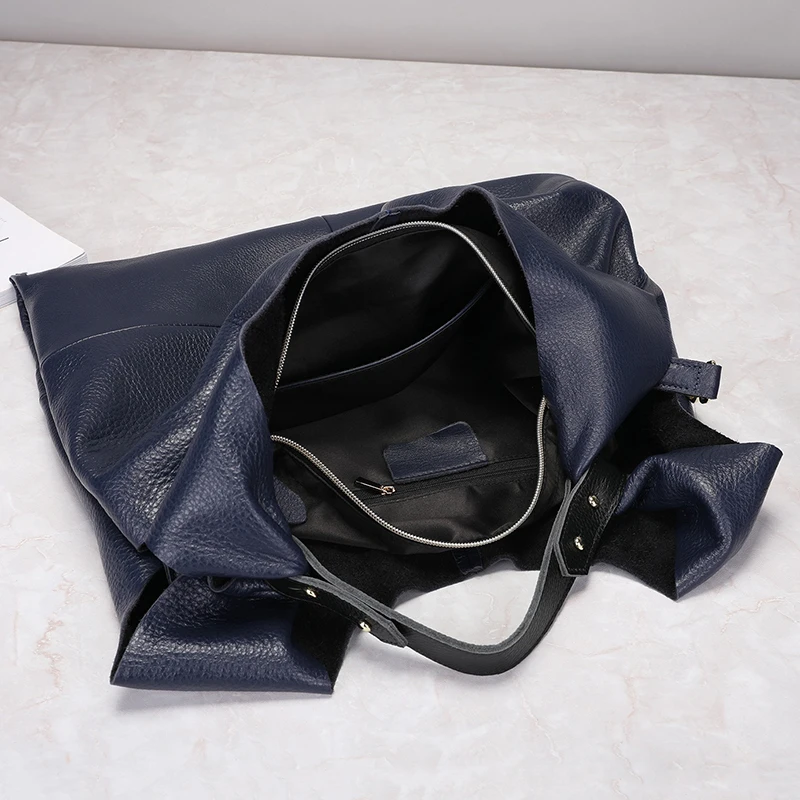 

High quality wimi leather handbag, one shoulder messenger leather bag