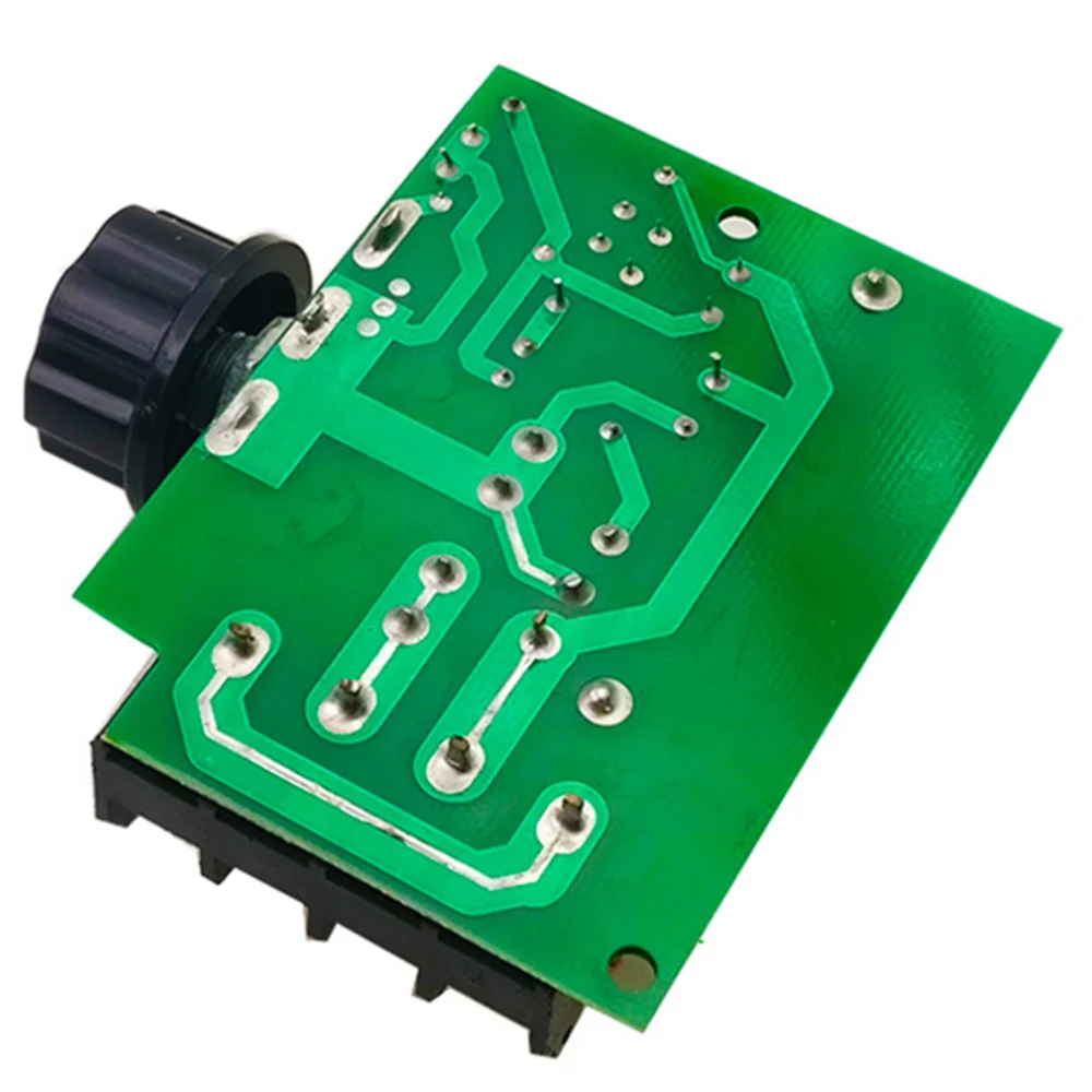 

1Pcs 4000W AC 220V SCR Electric Voltage Regulator Motor Speed Controller Dimmers Dimming Speed With Fuse