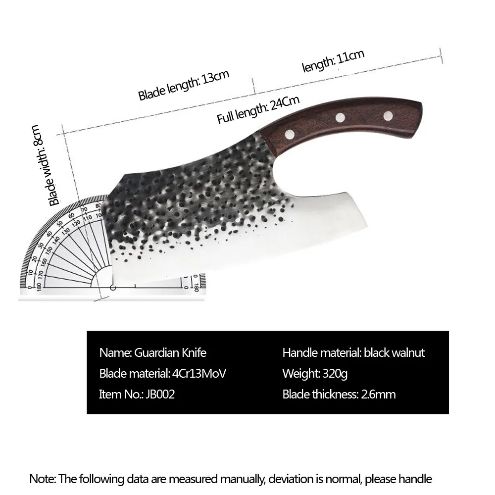 Нож мясника ручной работы высокотвердые кованые ножи измельчение нарезка