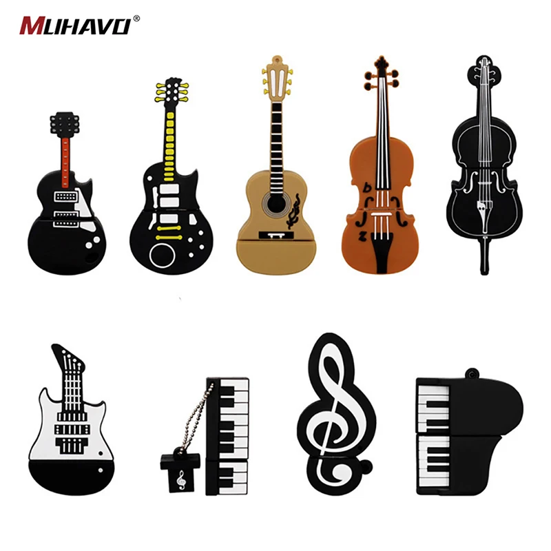 Мультипликационный музыкальный USB 3 0 флеш-накопитель 32 Гб usb 64 ГБ Флешка карта