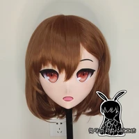 rb9101full head quality handmade femalegirl resin japanese anime cartoon character misaka misuzu cosplay kigurumi mask
