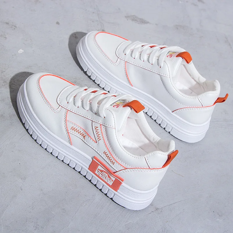 SWYIVY Chaussure White Sneakers Women Casual Shoes Shallow 2020 Spring Fashion Woman Platform Ladies For | Обувь