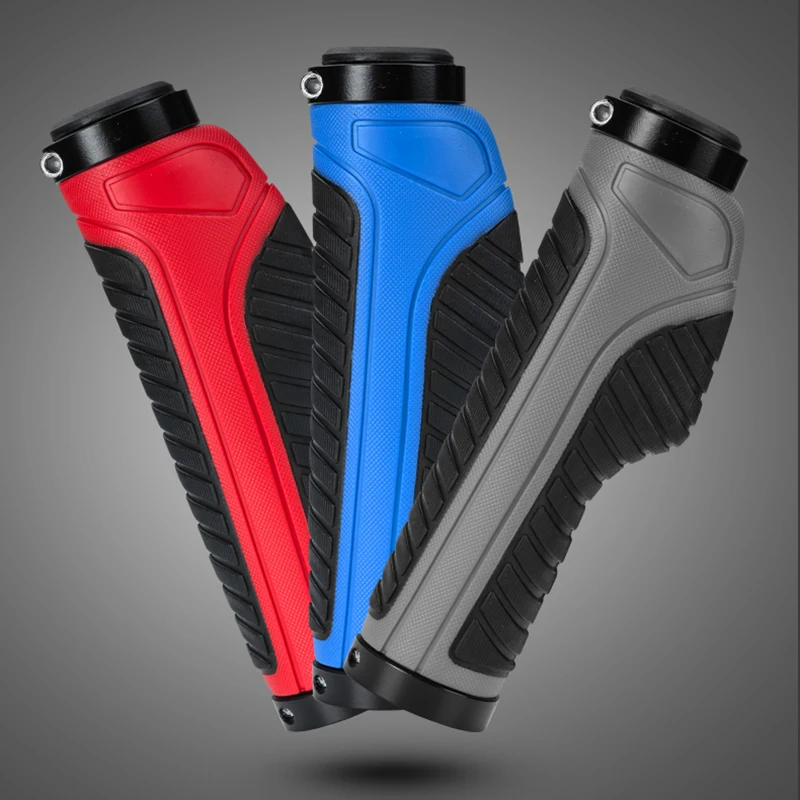 

Rubber Bike Handlebar Grip Anti-Skid Ergonomic Mountain MTB Cycling Parts Bicycle Grips Cycling Accessories