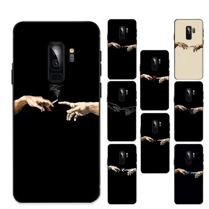 

David Finger Art Aesthetic Hand Phone Case For Samsung Galaxy S 20lite S21 S21ULTRA s20 s20plus for S21plus 20UlTRA